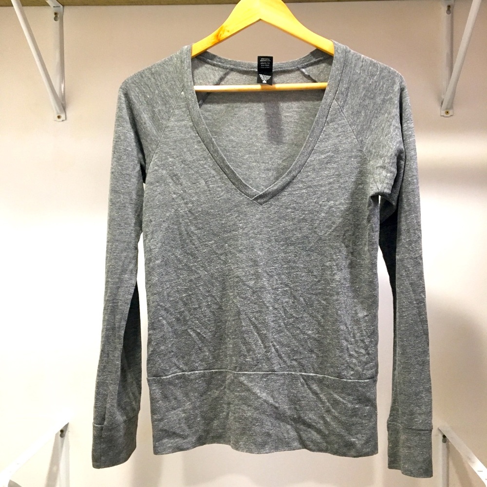 Alternative Apparel gray, cozy long sleeve
